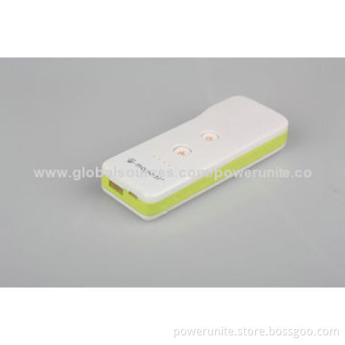 Fashionable Portable Lithium-ion Power Bank with 5,200mAh Capacity